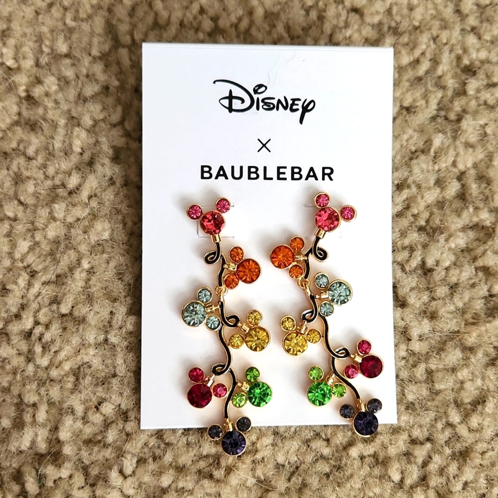 Disney X BaubleBar Mickey Dangle Earrings - Picture 1 of 1